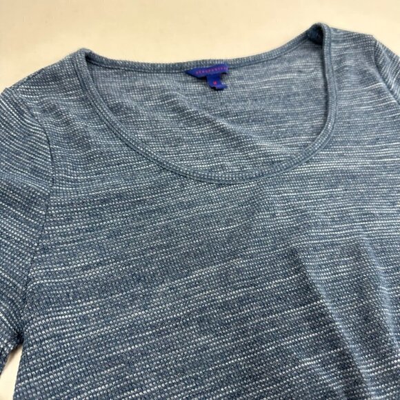 Aeropostale Blue Long Sleeve Cropped Tie Waist Jersey, M - Picture 5 of 8